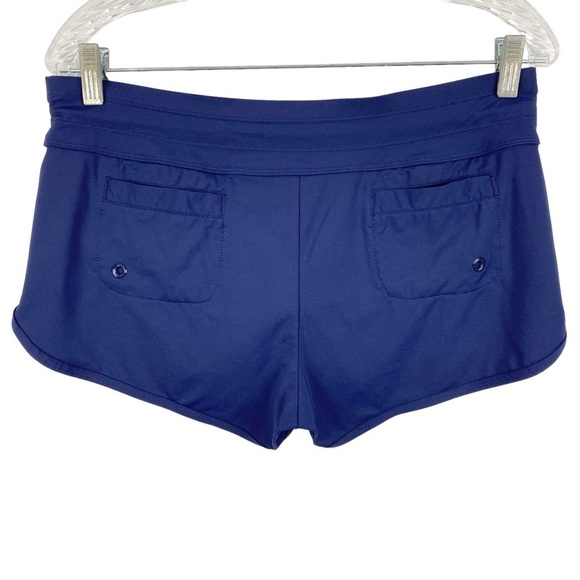 Athleta Kata Swim Short In Navy Blue Drawstring size Medium - Picture 3 of 4